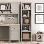 Hanah Home Estantería Gris y Roble
